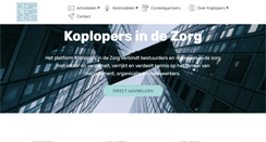 Desktop Screenshot of koplopersindezorg.nl